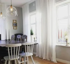 Suspension, ROWAN 15,5, Laiton, transparent, Ø15,5cm, H15,5cm - Ebb and Flow