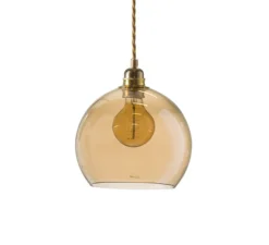 Suspension, ROWAN 22, Or fumé, Ø22cm, H22cm - Ebb and flow