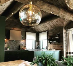 Suspension, ROWAN 28, Or fumé, Ø28cm, H28cm - EBB AND FLOW