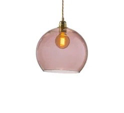 Suspension, ROWAN 28, Vieux rose, Ø28cm, H28cm - Ebb and flow