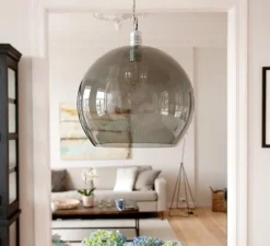 Suspension, Rowan, gris fumée, Ø39cm - Ebb and Flow