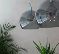 Suspension, Rowan, gris fumée, Ø39cm - Ebb and Flow