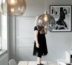 Suspension, Rowan, gris fumée, Ø39cm - Ebb and Flow