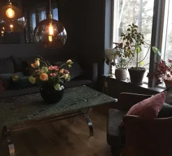 Suspension, Rowan, gris fumée, Ø39cm - Ebb and Flow