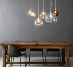 Suspension, Rowan, gris fumée, Ø28cm - Ebb and Flow