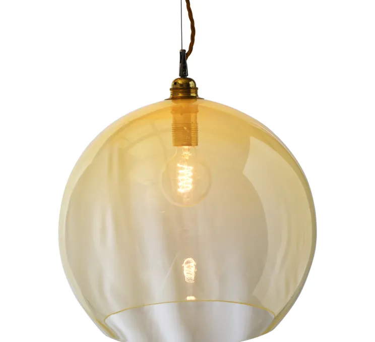 Suspension, Rowan, jaune albâtre, Ø22cm, H22cm - EBB AND FLOW