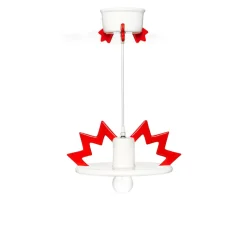 Suspension, Santa Fe, blanc, rouge, Ø32cm, H15cm - Memphis Milano