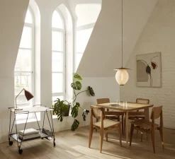 Suspension, Satellite 22, blanc crème, L45cm, H31,5cm - Gubi