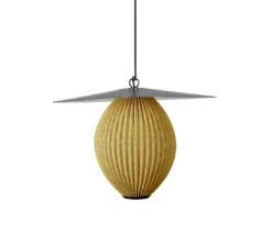 Suspension, Satellite Outdoor, moutarde doré, IP65, L57cm, H38,5cm - Gubi