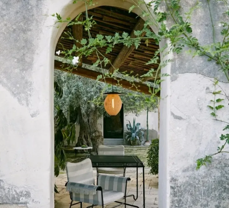 Suspension, Satellite Outdoor M, laiton, IP65, Ø22cm, H31cm - Gubi