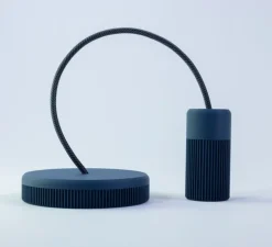 Suspension, Sati, bleu, Ø4,7cm, H9,5cm - Alucyne