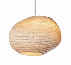 Suspension, Scraplights, Alki, blonde, Ø32cm, H19cm - Graypants