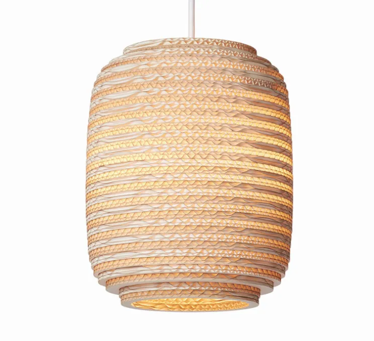 Suspension, Scraplights, Ausi 8, blonde, Ø19cm, H24cm - Graypants