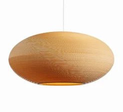 Suspension, Scraplights, Disc 32, blonde, Ø81cm, H40cm - Graypants