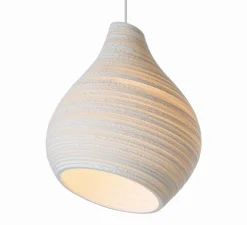 Suspension, Scraplights, Hive 15, blanc, Ø38cm, H46cm - Graypants