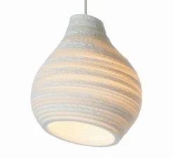 Suspension, Scraplights, Hive 9, blanc, Ø23cm, H28cm - Graypants