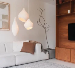 Suspension, Scraplights, Nest32, blanc, Ø32cm, H85cm - Graypants