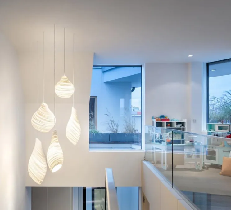 Suspension, Scraplights, Nest24, blanc, Ø24cm, H62cm - Graypants