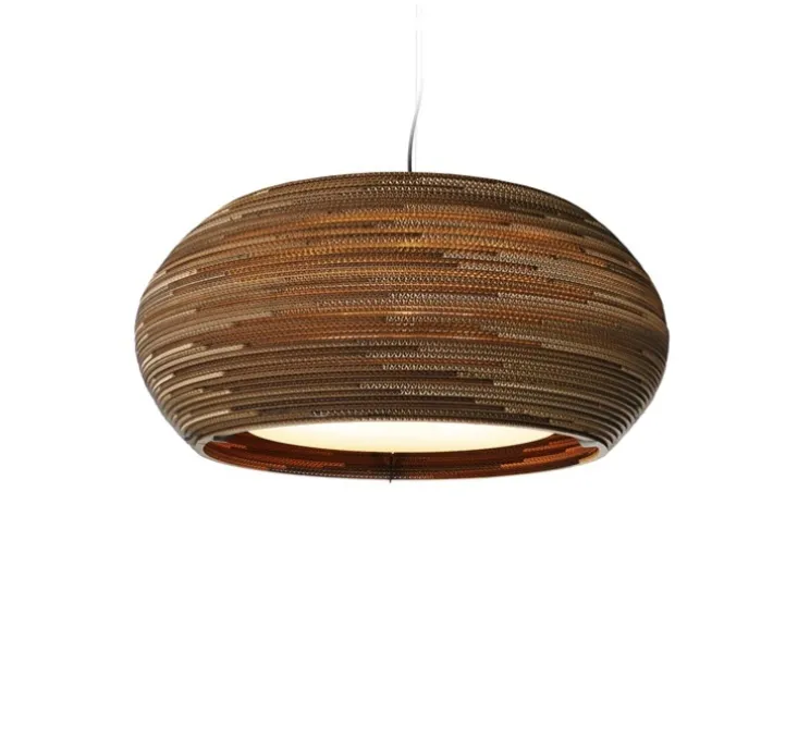 Suspension, Scraplights, Ohio 32, carton, Ø82cm, H33cm - Graypants