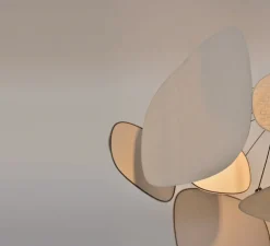 Suspension, Screen 70's XL, lin bouleau, Ø110cm, H45cm - Market Set