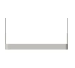 Suspension, Scribe, gris clair mat, LED, 3000K, 108 lm, L70cm, H17cm - Bolia