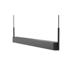 Suspension, Scribe, noir mat, LED, 3000K, 108 lm, L70cm, H17cm - Bolia