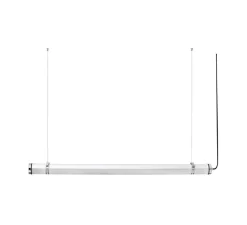 Suspension, Scuba 36W, chrome, IP66, LED, 3000K, 5760 lm, Ø7cm, l120cm - Faro