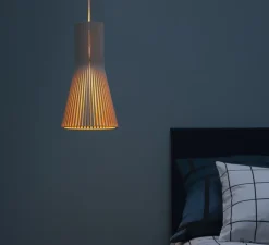 Suspension, Secto 4201, bouleau, 3000K, 1060lm, H45cm - Secto Design