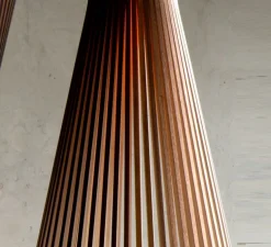 Suspension, Secto 4200, câble, noyer, H60cm - Secto Design