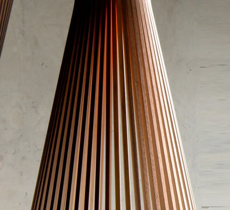 Suspension, Secto 4200, câble, noyer, H60cm - Secto Design