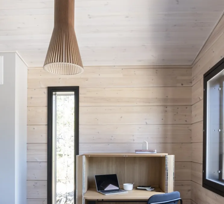 Suspension, Secto 4200, câble, noyer, H60cm - Secto Design