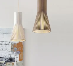 Suspension, Secto 4201, noyer, H45cm, Ø25cm - Secto Design