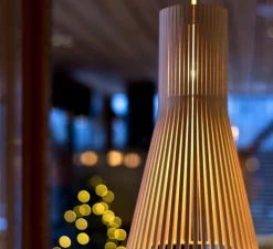 Suspension, Secto 4201, noyer, H45cm, Ø25cm - Secto Design