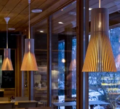 Suspension, Secto 4201, noyer, H45cm, Ø25cm - Secto Design