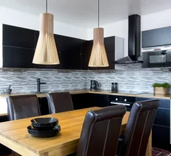 Suspension, Secto 4201, noyer, H45cm, Ø25cm - Secto Design