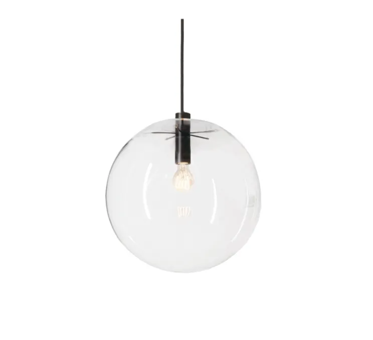 Suspension, Selene 35, transparent, noir, Ø35cm - Classicon