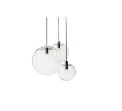 Suspension, Selene 45, transparent, noir, Ø45cm - Classicon