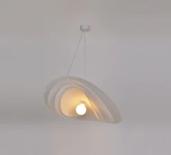 Suspension, Selenitis D78, filin,blanc, Ø78cm, H16cm - Market Set