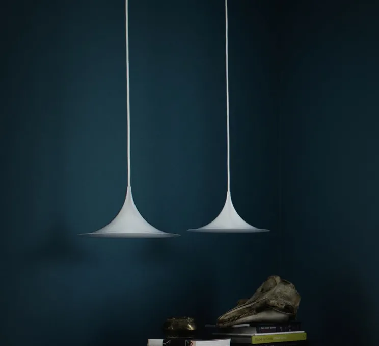 Suspension, Semi 30, blanc, Ø30cm, H15cm - GUBI