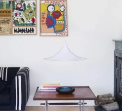 Suspension, Semi 60, blanc, Ø60cm, H30cm - GUBI