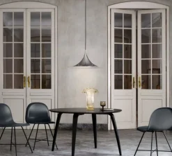 Suspension, Semi 60, chrome, Ø60cm, H30cm - GUBI