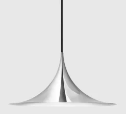 Suspension, Semi 47, chrome, Ø47cm, H23,5cm - GUBI