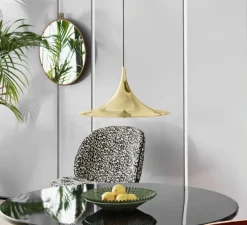 Suspension, Semi 30, laiton, Ø30cm, H15cm - GUBI