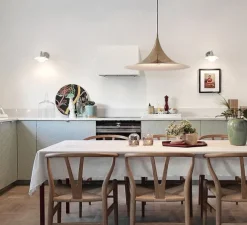 Suspension, Semi 60, laiton, Ø60cm, H30cm - GUBI