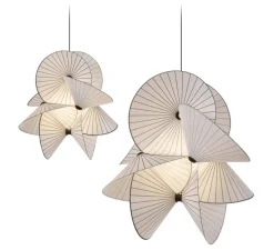 Suspension, Serpentine Light 8, Large, blanc, Ø68cm, H81cm - Moooi