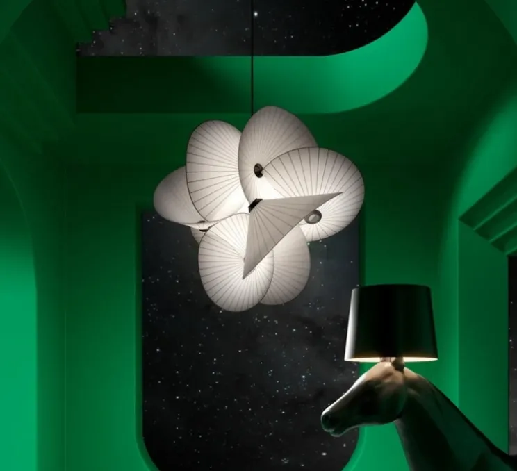 Suspension, Serpentine light 8, Small, blanc, LED, 2700K, 1137LM, Ø46cm, H60cm - Moooi