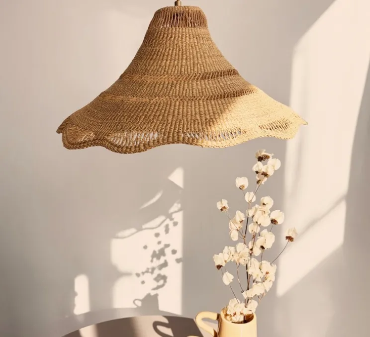 Suspension, Shadow Cone, naturel, Ø45cm, H25,5cm - Golden Editions