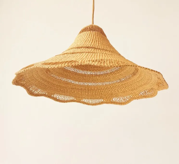 Suspension, Shadow Cone, naturel, Ø45cm, H25,5cm - Golden Editions