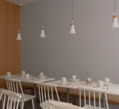 Suspension, Shadows, blanc, dimmable, H13,8cm, Ø10,8cm - Brokis