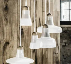 Suspension, Shadows, blanc, dimmable, H13,8cm, Ø10,8cm - Brokis